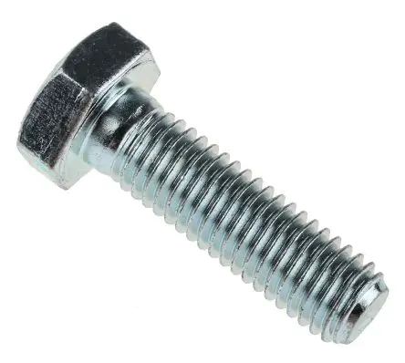 Produktfoto 1 von RS PRO M10 x 35 mm Sechskantschraube, Stahl Glanzzink, DIN 931