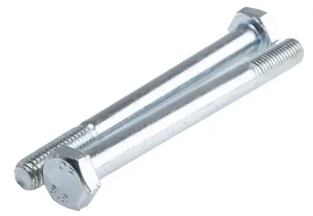 Produktfoto 1 von RS PRO M10 x 110 mm Sechskantschraube, Stahl Glanzzink, DIN 931