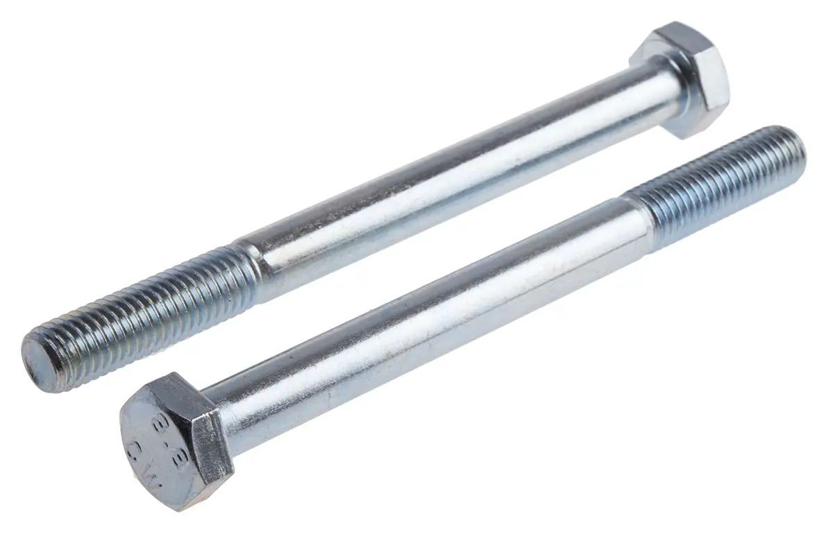 RS PRO M10 x 1.50 mm Sechskantschraube, Stahl Glanzzink, DIN 931