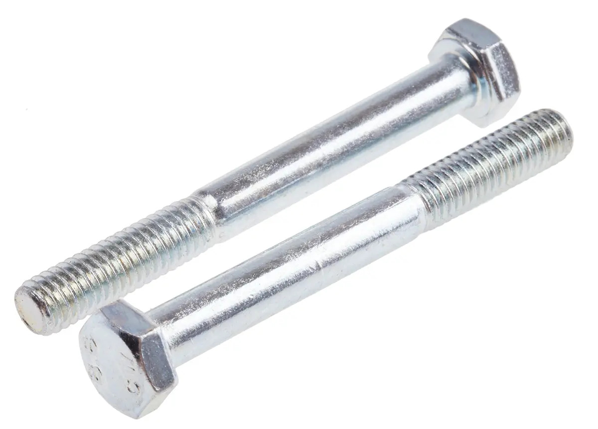 Produktfoto 1 von RS PRO M6 x 55 mm Sechskantschraube, Stahl Glanzzink, DIN 931