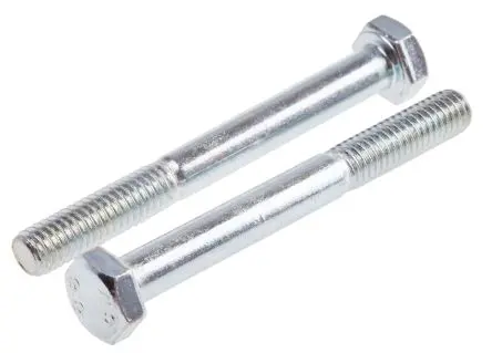 Produktfoto 1 von RS PRO M6 x 55 mm Sechskantschraube, Stahl Glanzzink, DIN 931