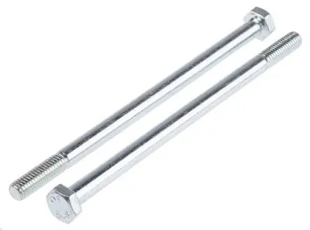 Produktfoto 1 von RS PRO M6 x 110 mm Sechskantschraube, Stahl Glanzzink, DIN 931
