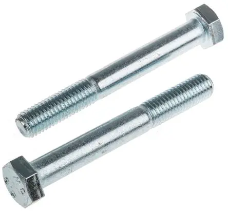 Produktfoto 1 von RS PRO M14 x 110 mm Sechskantschraube, Stahl Glanzzink, DIN 931