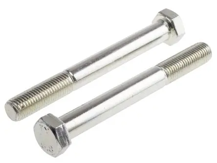 Produktfoto 1 von RS PRO M16 x 110 mm Sechskantschraube, Stahl Glanzzink, DIN 931