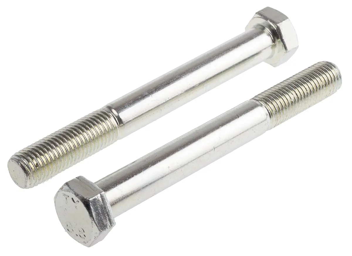 RS PRO M16 x 2.0 mm Sechskantschraube, Stahl Glanzzink, DIN 931