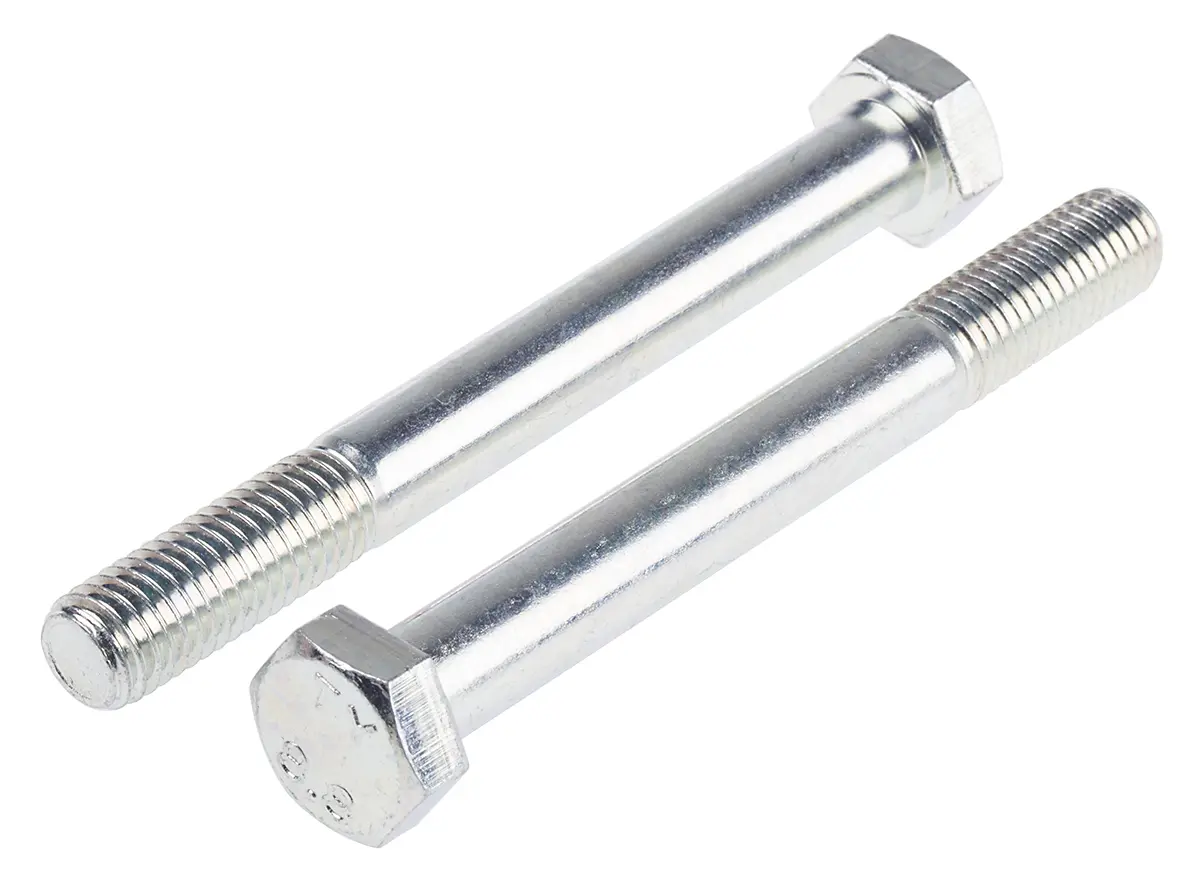 Produktfoto 1 von RS PRO M12 x 1.75 mm Sechskantschraube, Stahl Glanzzink, DIN 931