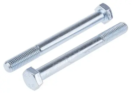 Produktfoto 1 von RS PRO M12 x 120 mm Sechskantschraube, Stahl Glanzzink, DIN 931
