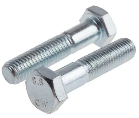 Produktfoto 1 von RS PRO M12 x 55 mm Sechskantschraube, Stahl Glanzzink, DIN 931