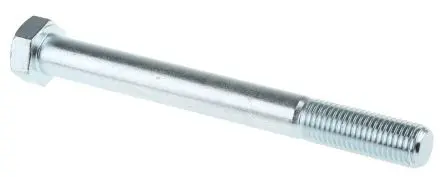 Produktfoto 1 von RS PRO M20 x 200 mm Sechskantschraube, Stahl Glanzzink, DIN 931