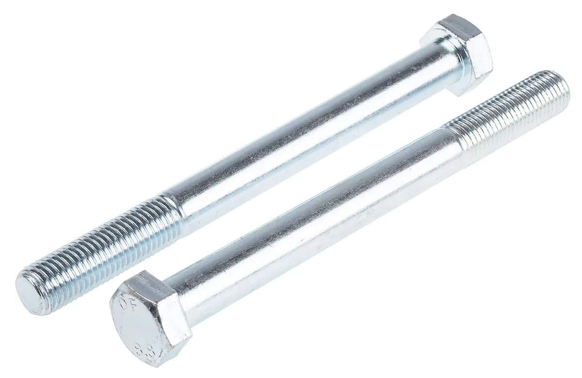 RS PRO M20 x 2.50 mm Sechskantschraube, Stahl Glanzzink, DIN 931
