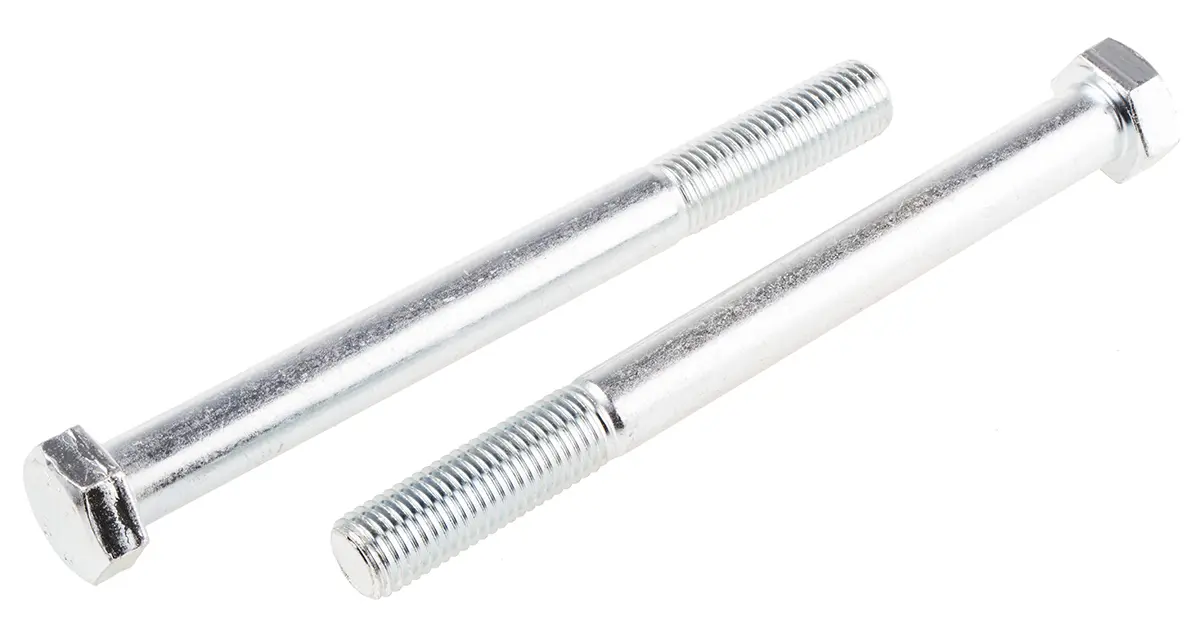 Produktfoto 1 von RS PRO M16 x 2.0 mm Sechskantschraube, Stahl Glanzzink, DIN 931