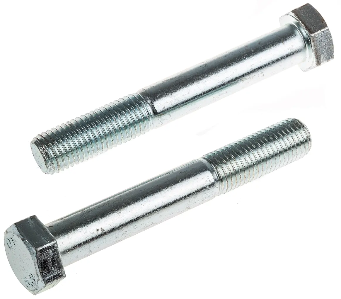Produktfoto 1 von RS PRO M20 x 2.50 mm Sechskantschraube, Stahl Glanzzink, DIN 931