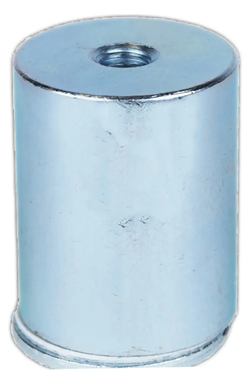 Produktfoto 1 von Eclipse Neodym Magnet, 20 mm, 13.5 kg Gewindebohrung x 20 mm, L. 25 mm