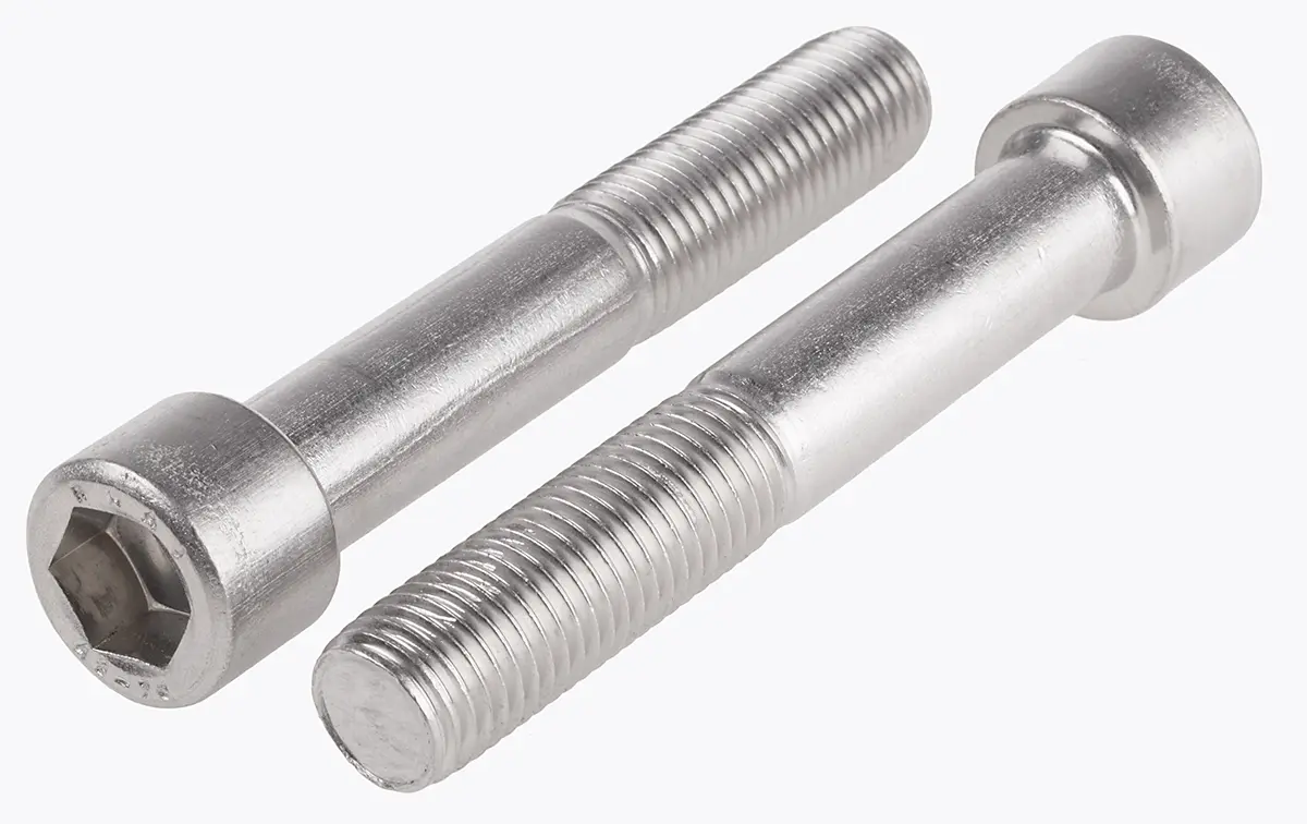 Produktfoto 1 von RS PRO Zylinderkopf Innensechskantschraube, Edelstahl A2, M16 x 2mm, 100mm