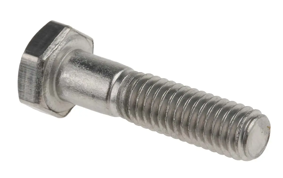 Produktfoto 1 von RS PRO M6 x 1.0 mm Sechskantschraube, Edelstahl glatt, DIN 931
