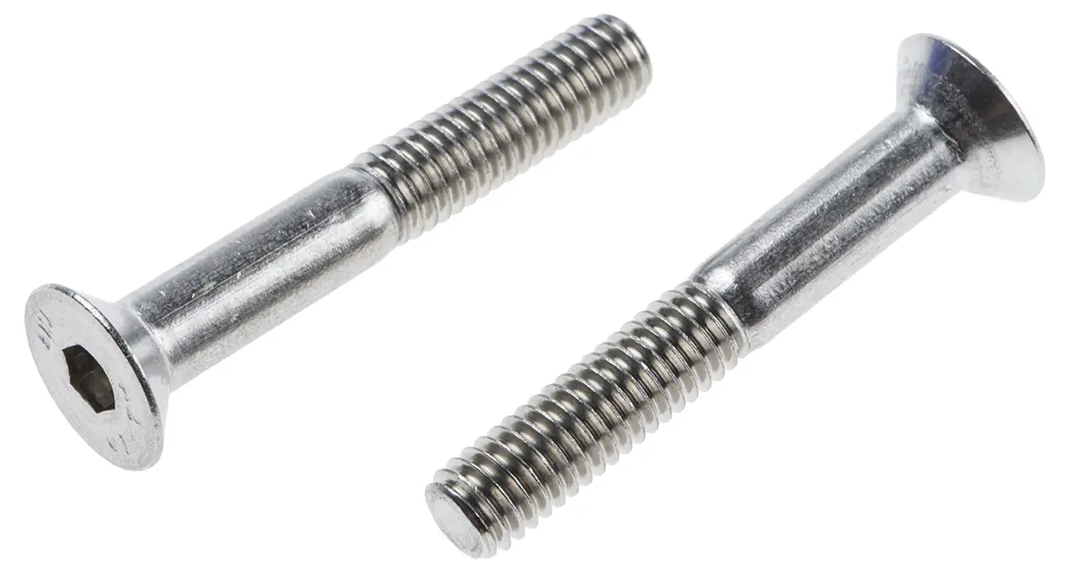 Produktfoto 1 von RS PRO Senkkopf Innensechskantschraube, Edelstahl A2, M8 x 1.25mm, 40mm