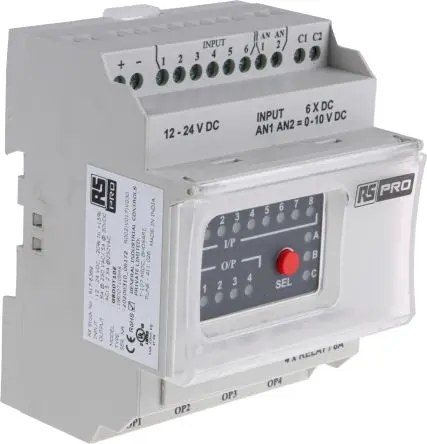 Produktfoto 1 von RS PRO E/A-Erweiterungsmodul, 8 Eing. Digital Ausg.Typ Digital Eing.Typ