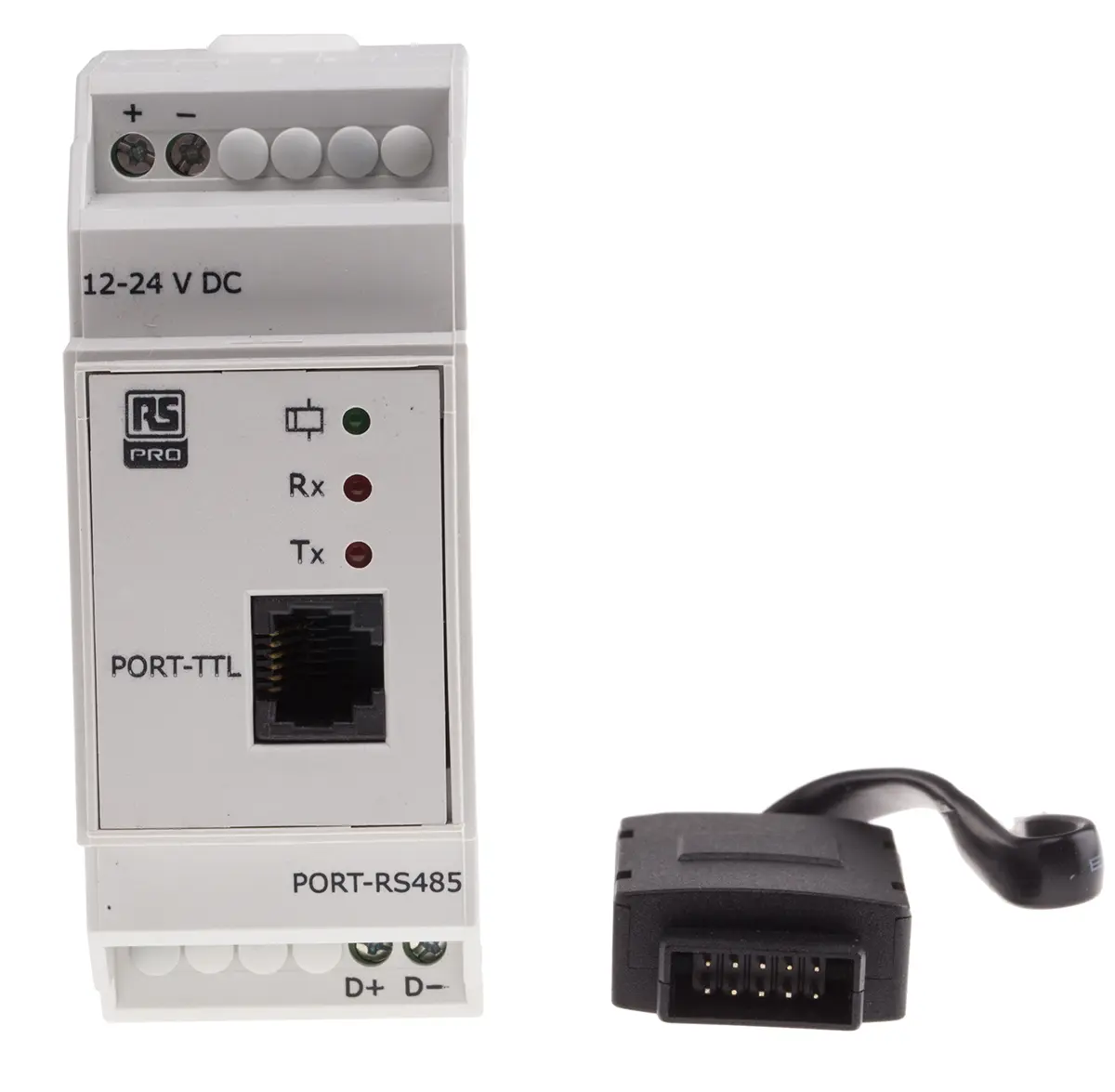 Produktfoto 1 von RS PRO Kommunikationsmodul, 1 Eing. / RS485 Ausgang TTL-Pegel Eing.Typ für Logikmodule RS PRO 12 → 24 V dc