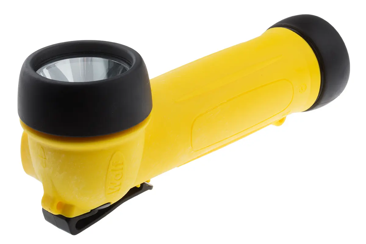 Produktfoto 1 von Wolf Safety Taschenlampe Xenon Gelb, 11.4 lm / TR-26B, TR26-B, 195 mm IECEx/ATEX-Zulassung