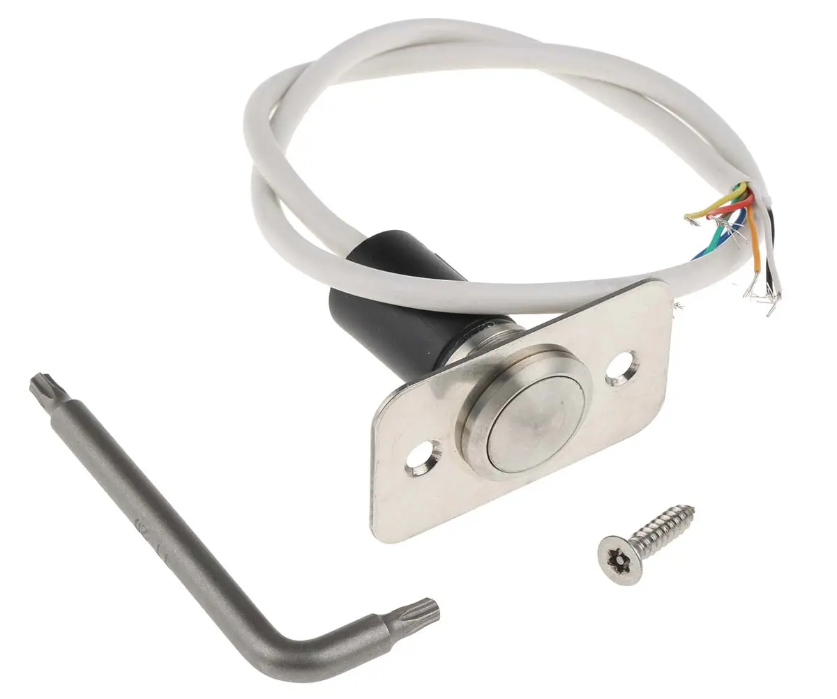 Produktfoto 1 von RS PRO Türöffner Taster, Letzter Ausgangsschalter, 30 mm x 30mm x 50 mm