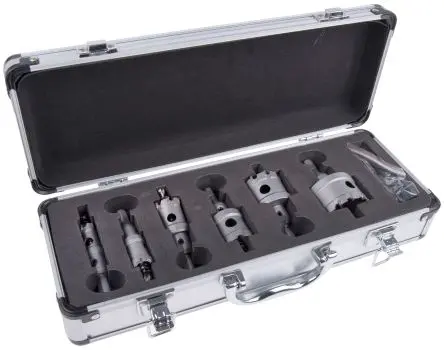 Produktfoto 1 von RS PRO Wolframcarbid-Spitze Lochsäge 7-Stk.