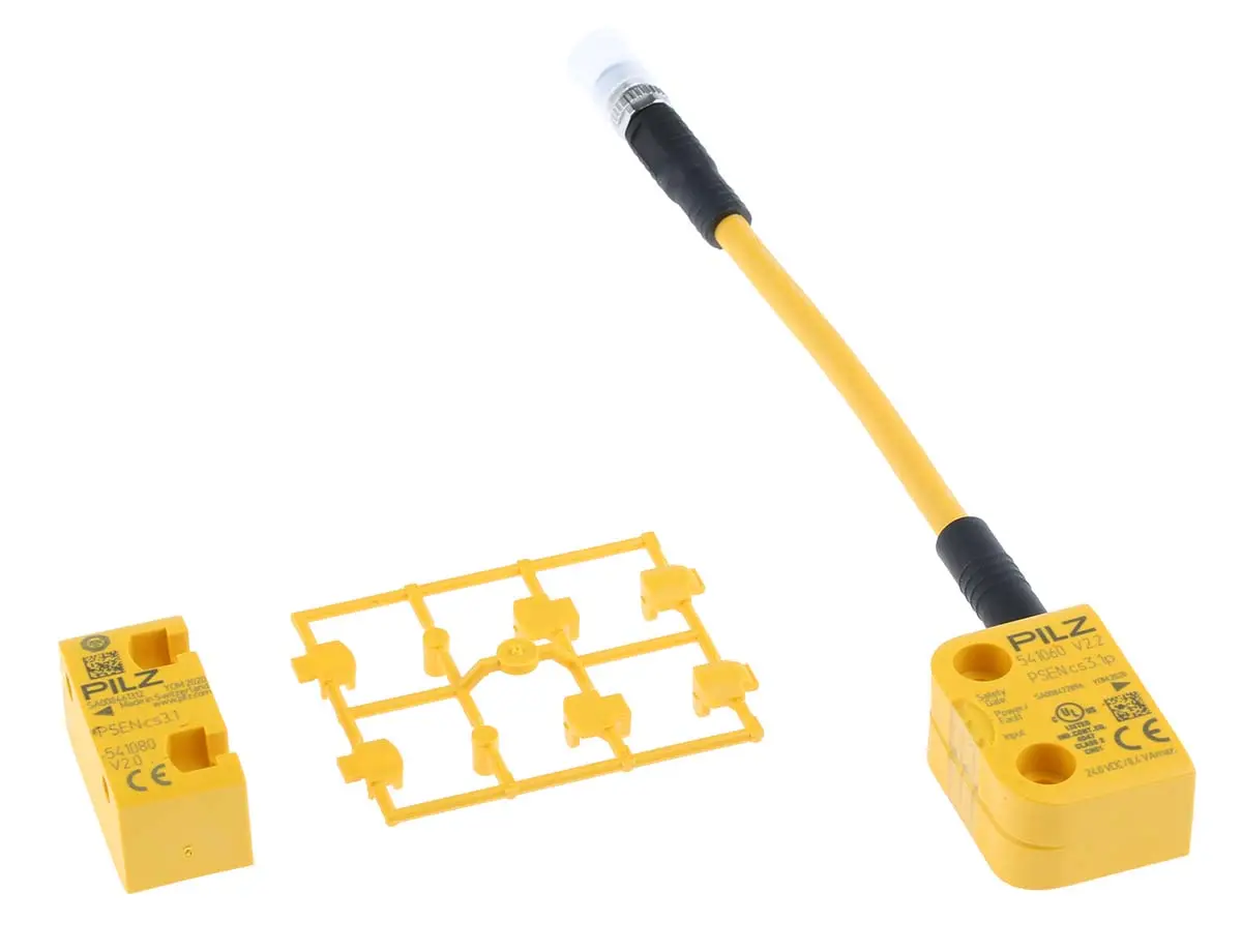 Produktfoto 1 von Pilz PSENcode M8 Berührungsloser Sicherheitsschalter aus Kunststoff 24V dc, Kodierschalter Betätiger