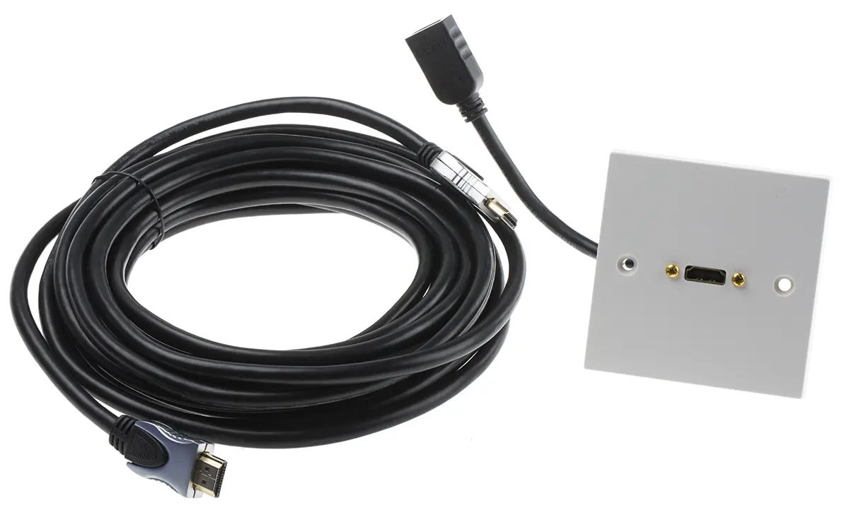 Produktfoto 1 von RS PRO 1 Blende Buchse Wand