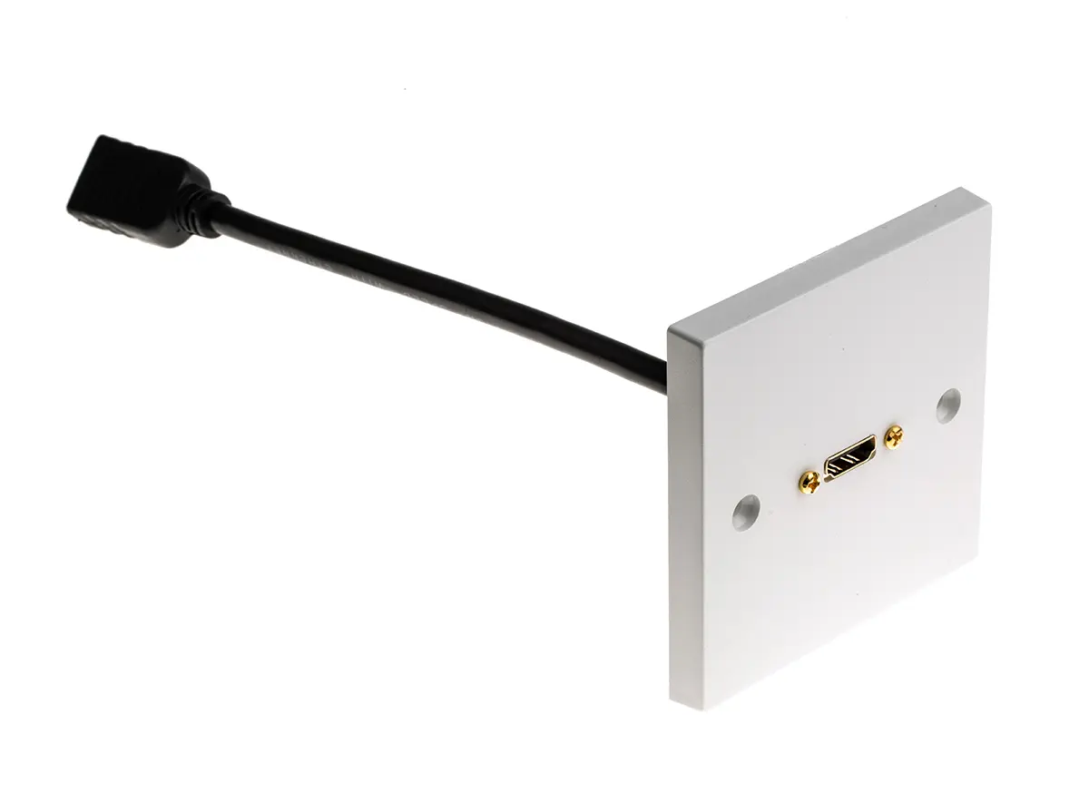 Produktfoto 1 von RS PRO 1 Blende Buchse Wand