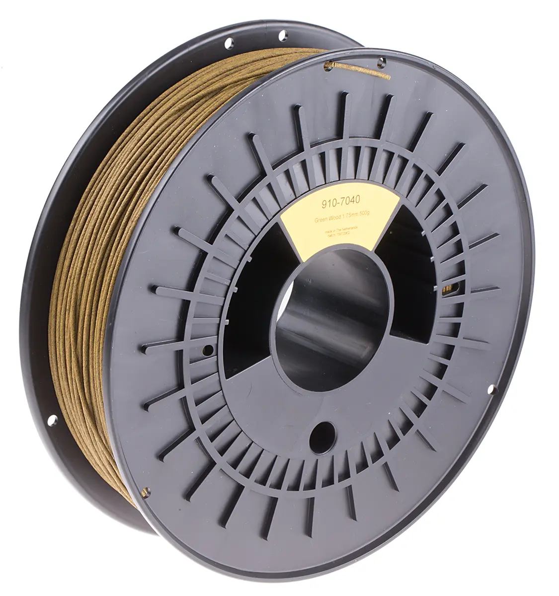 Produktfoto 1 von RS PRO Holz 3D-Drucker Filament, Helles Holz, 1.75 mm, Fused Deposition Modelling (FDM), 500 g