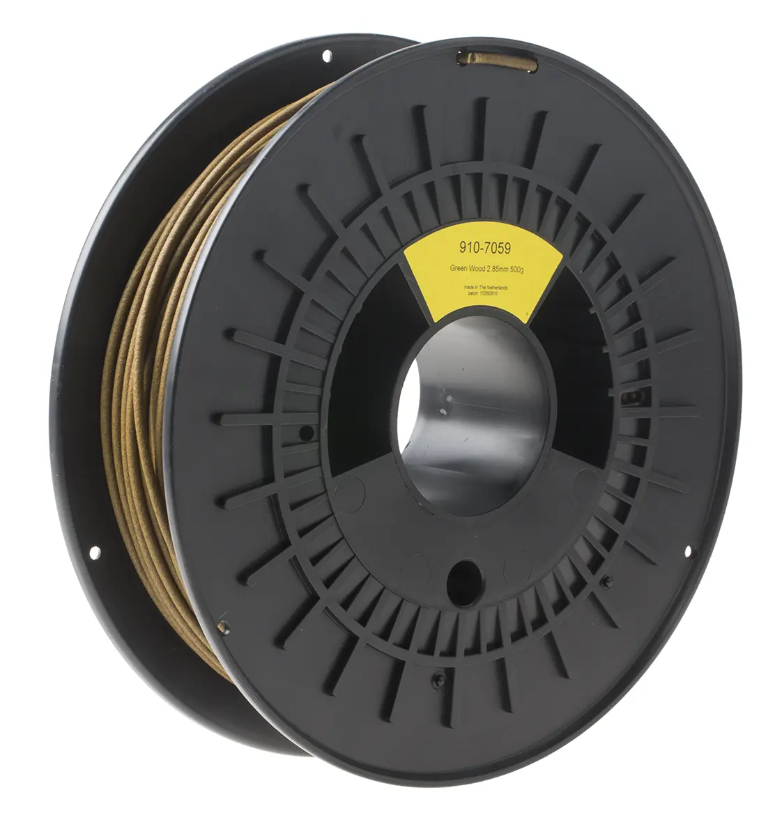 Produktfoto 1 von RS PRO Holz 3D-Drucker Filament, Helles Holz, 2.85 mm, Fused Deposition Modelling (FDM), 500 g