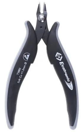 Produktfoto 1 von CK ESD-Sicherheit Voll bündig Seitenschneider 168 mm / Backen 16mm, Schneidleistung 3 mm
