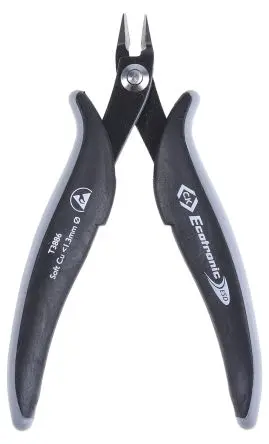 Produktfoto 1 von CK ESD-Sicherheit Glatt Seitenschneider 139 mm / Backen 10mm, Schneidleistung 3 mm