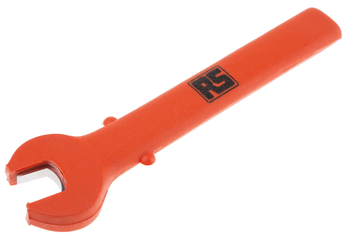 Produktfoto 1 von ITL Insulated Tools Ltd VDE 1000V zugelassen Gabelschlüssel Metrisch, CrV-Stahl Schließer (NO), Länge 190 mm