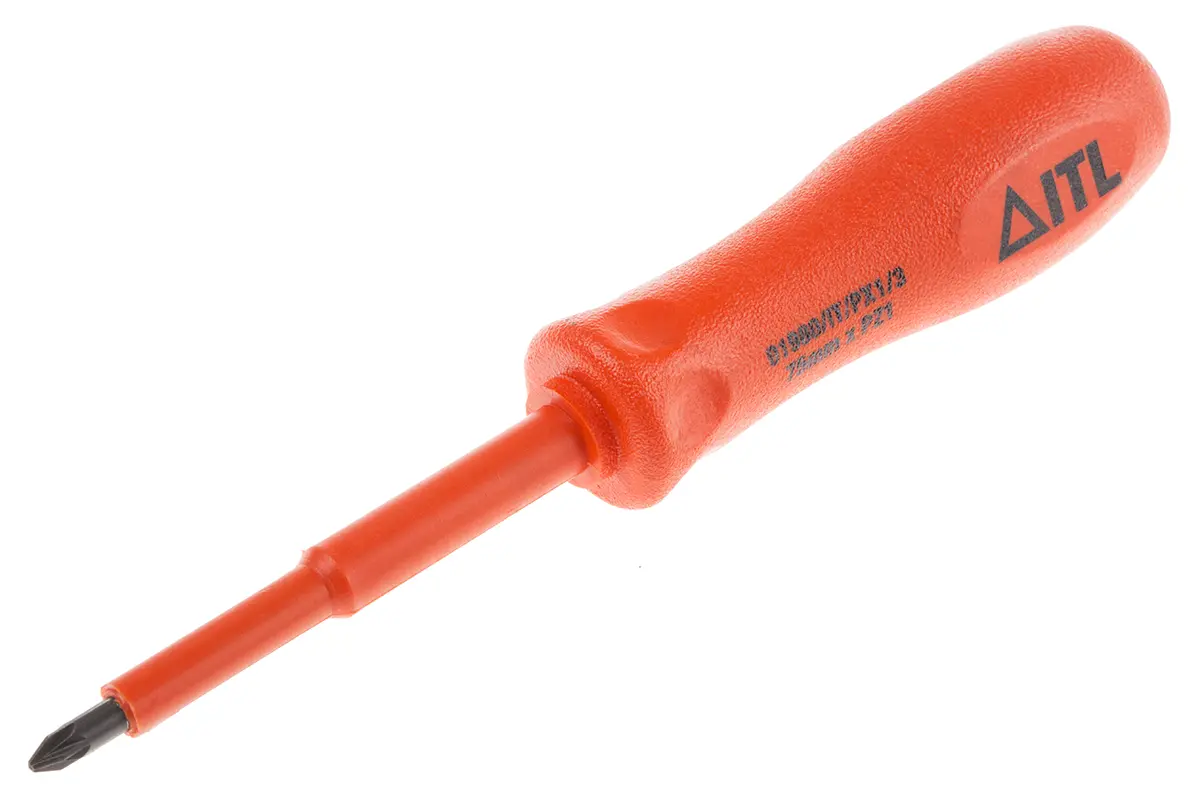 Produktfoto 1 von ITL Insulated Tools Ltd VDE 1000V zugelassen PZ1 Isoliert, Legierungsstahl, 152 mm / Klinge 75 mm