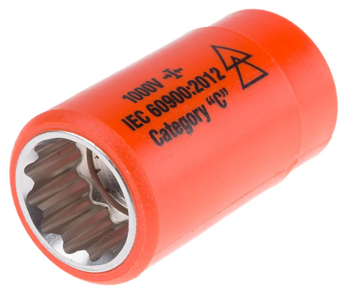 Produktfoto 1 von ITL Insulated Tools Ltd 1/2 in 12-Kant Buchse SW 17 mm Vierkant VDE 1000V zugelassen x 27 mm