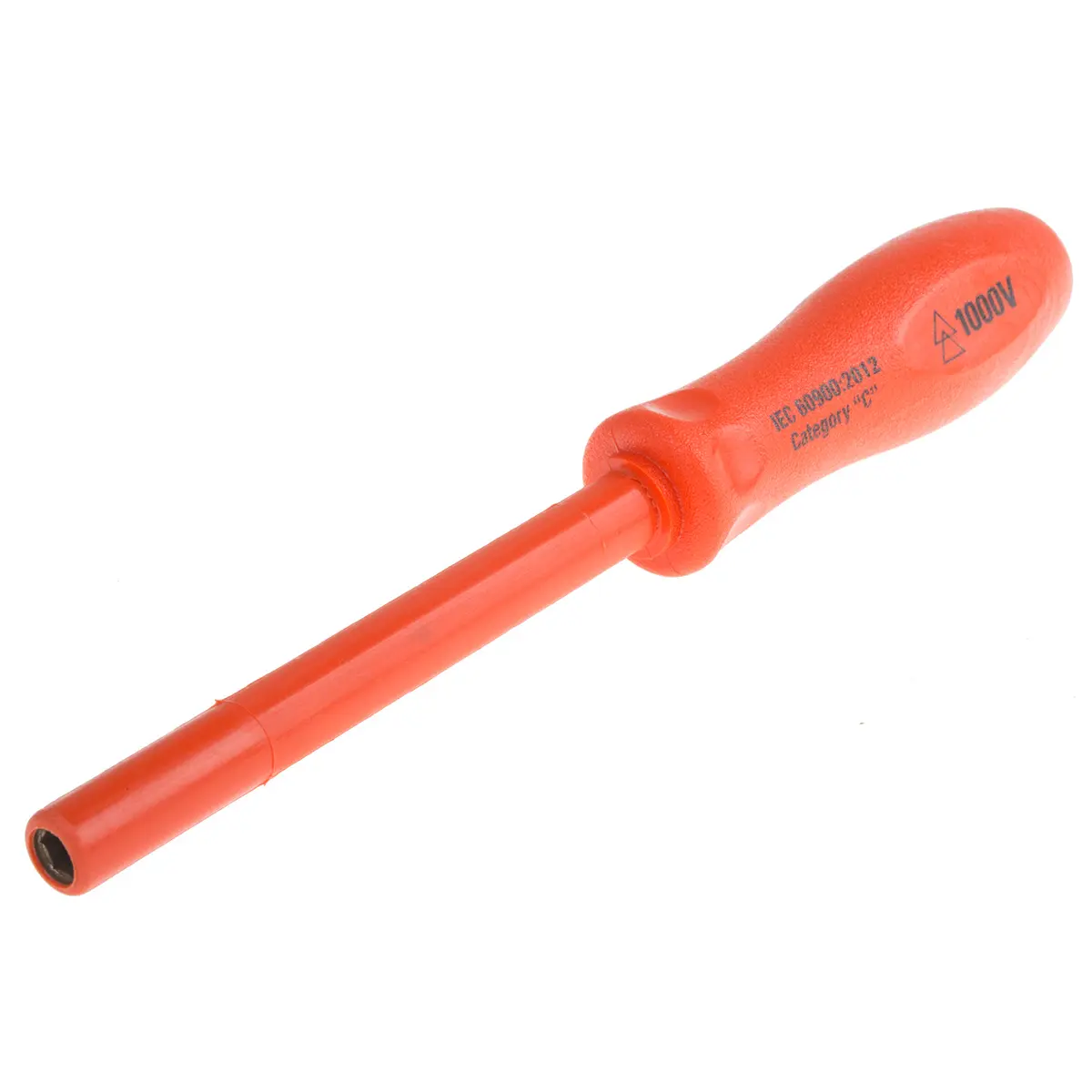Produktfoto 1 von RS PRO VDE 1000V zugelassen 3BA Sechskant Steckschlüssel-Handgriff, Länge 265 mm / Klinge 105 mm