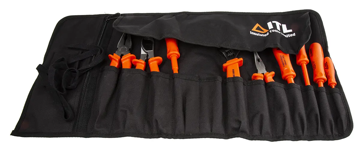 Produktfoto 1 von ITL Insulated Tools Ltd VDE 1000V zugelassen Elektriker Werkzeugsatz 9-teilig