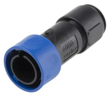 Produktfoto 1 von Bulgin Buccaneer 4000 20 Miniature Rundsteckverbinder Stecker 3-polig Stecker 10A, 13 A Kabel IP69K, IP66, IP68