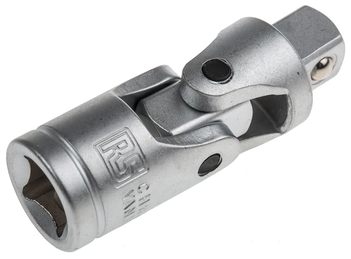 Produktfoto 1 von RS PRO 3/8 in Vierkant Gelenk, CrV-Stahl