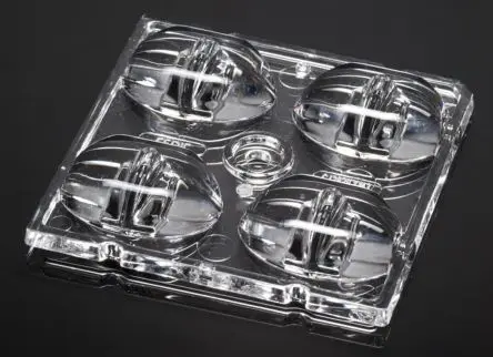 Produktfoto 1 von Ledil Strada-Module LED Linse 4-LEDs Vierkant aus Polymethylmethacrylat Vierkant, Klar x 7.1 mm