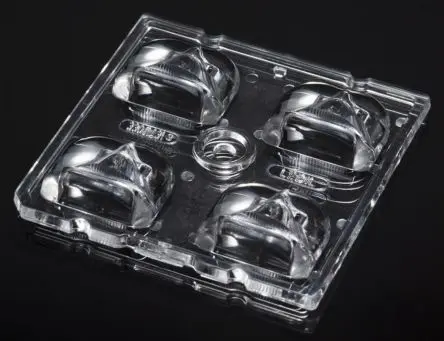 Produktfoto 1 von Ledil Strada-Module LED Linse 4-LEDs Vierkant aus Polymethylmethacrylat Vierkant, Klar x 7.1 mm