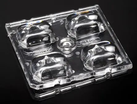 Produktfoto 1 von Ledil Strada-Module LED Linse 4-LEDs Vierkant aus Polymethylmethacrylat Vierkant, Klar x 7.1 mm
