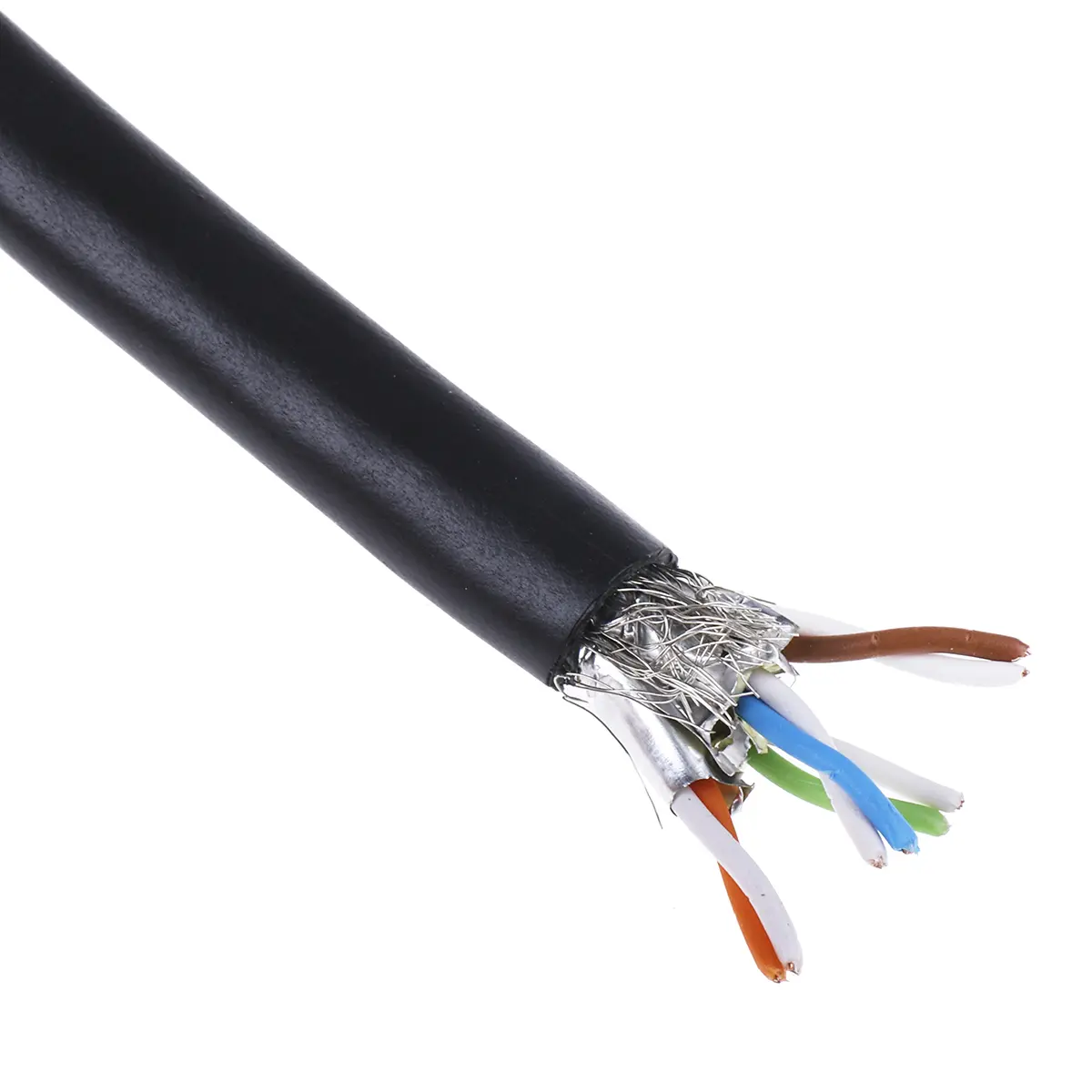 Produktfoto 1 von HARTING Cat6a Ethernet-Kabel, 50 m, Schwarz, A Litze, B Litze Abgeschirmt, Polyvinylchlorid