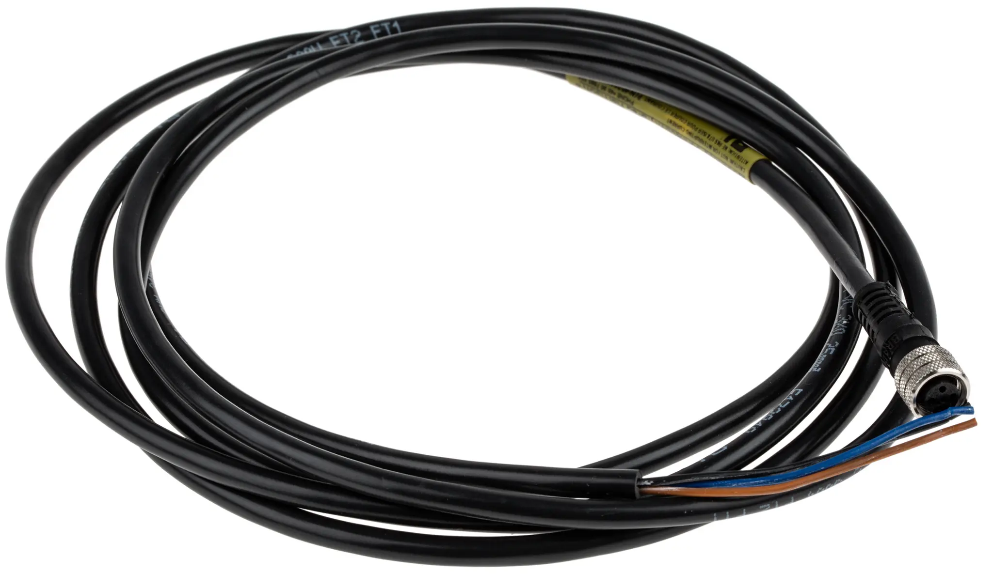 Produktfoto 1 von Molex 120027, 3-polig Sensor-Betätigungselementkabel, M8, Gerade Buchse 4 / Nicht abgeschlossen Stecker, Länge 2 m