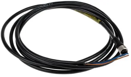Produktfoto 1 von Molex 120027, 3-polig Sensor-Betätigungselementkabel, M8, Gerade Buchse 4 / Nicht abgeschlossen Stecker, Länge 2 m