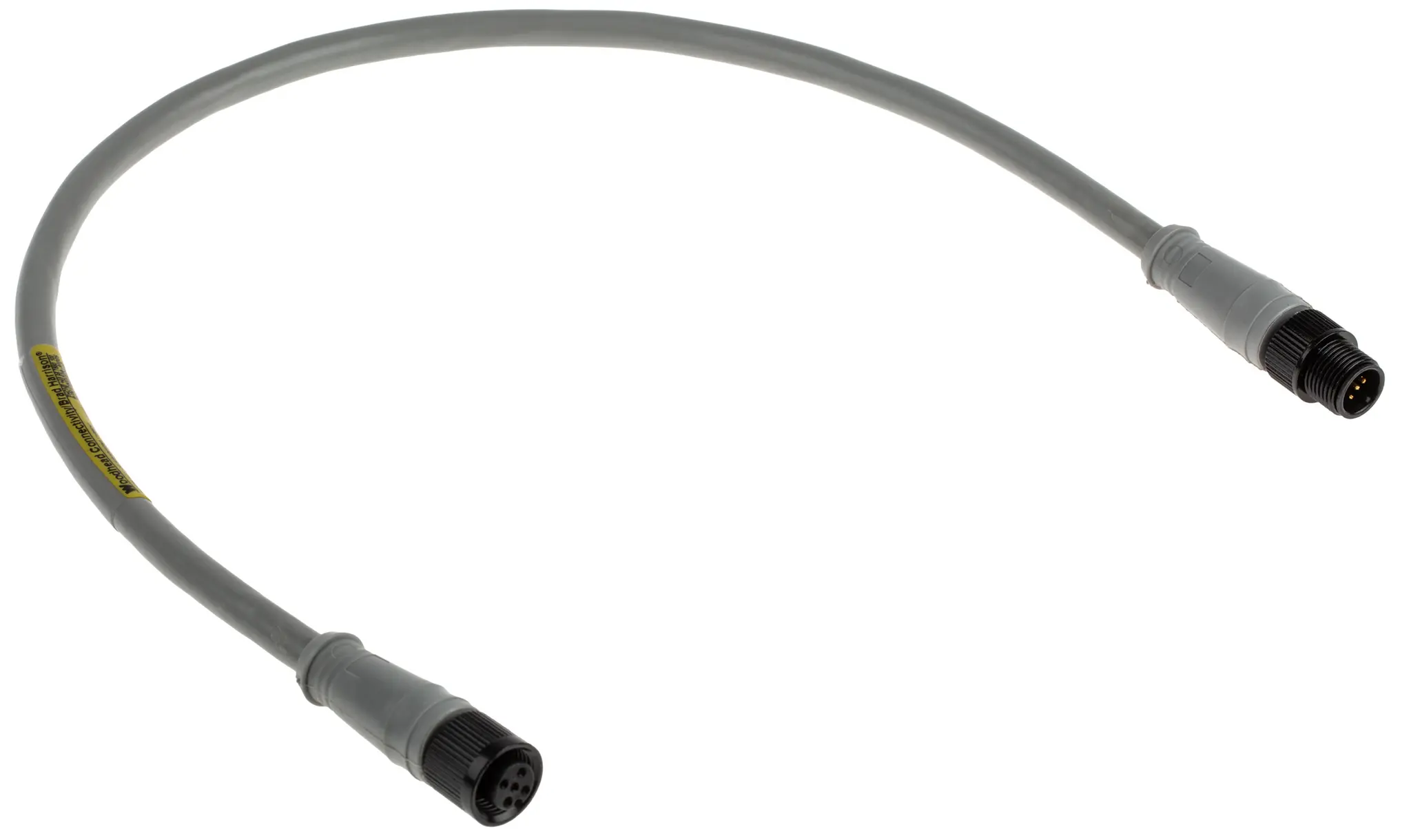 Produktfoto 1 von Molex 130028, 5-polig Sensor-Betätigungselementkabel, M12, Gerade Stecker 5 / M12, Gerade Buchse, Länge 0.50 m