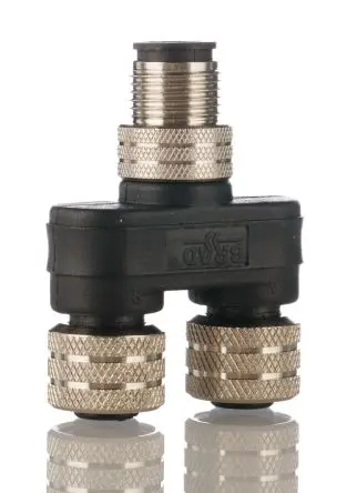 Produktfoto 1 von Brad from Molex Rundsteckverbinder Adapter 4 M12 Stecker 4 M12 Buchse