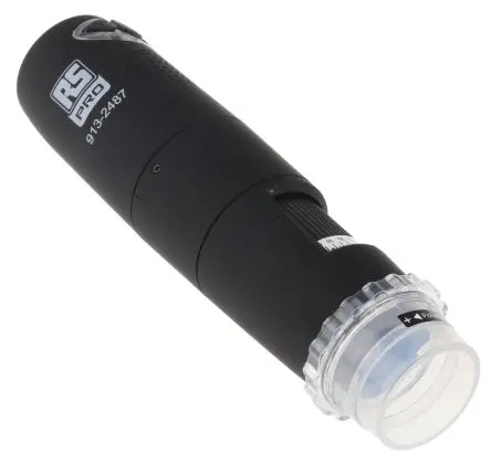 RS PRO USB WiFi-Mikroskop, Vergrößerung 5 to 200 X 30 fps Beleuchtet, LED, 1280 x 1024 Pixel Batteriebetrieben