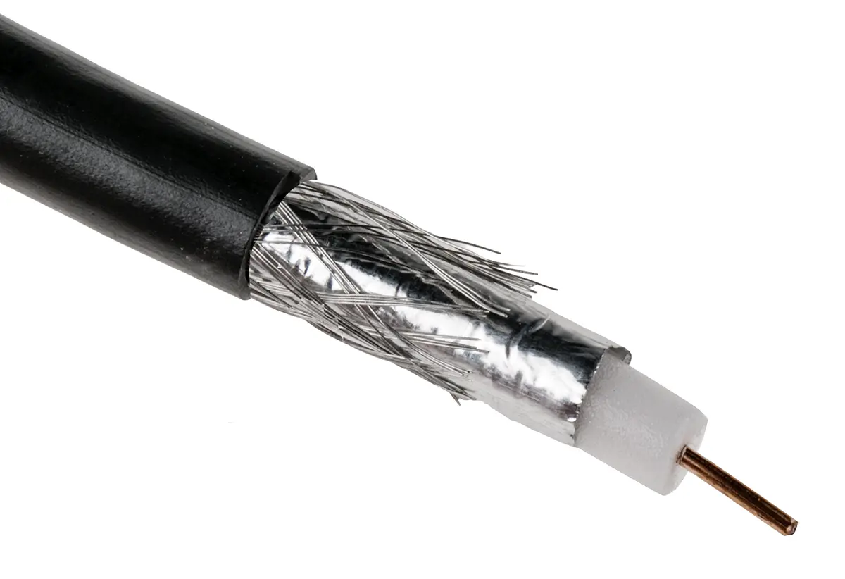 Produktfoto 1 von RS PRO SDI-Koaxialkabel, 75 Ω, 100 m, Schwarz