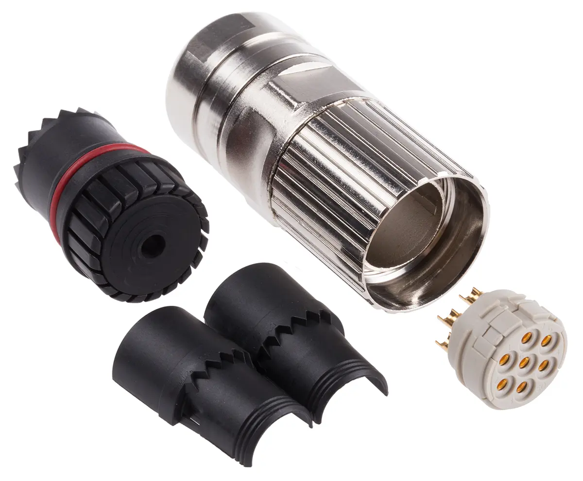 Produktfoto 1 von Phoenix Contact CA-7S M23 M23 Rundsteckverbinder Buchse 7-polig Buchse 20A Kabel IP40